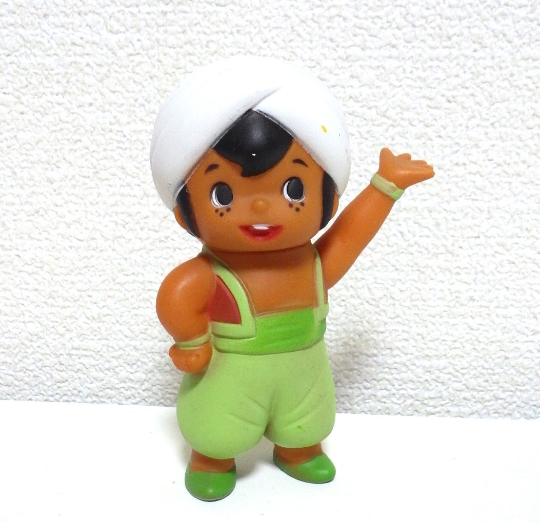 協和銀行 東映動画・シンドバッドの冒険 ソフビ貯金箱 中古・手塚治虫 