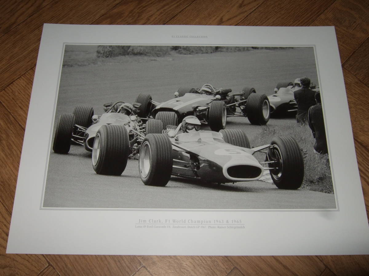 ジム クラーク 額装用 クラッシックコレクション プリント Lotus 49 1967 Holland Gp の落札情報詳細 ヤフオク落札価格情報 オークフリー スマートフォン版