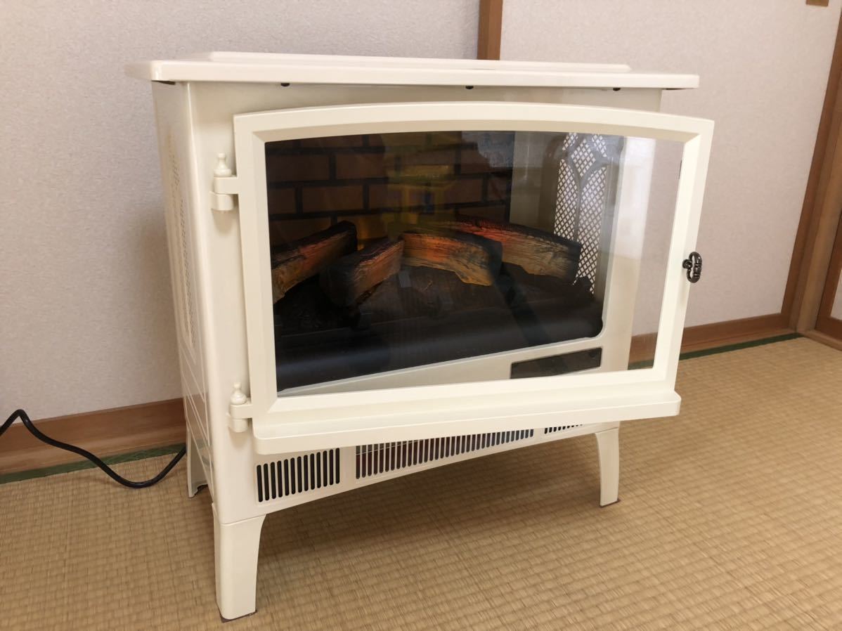 未使用品 Qvc Power Heat パワーヒート 暖炉型ファンヒーター 薪ストーブ風 白 Cfi 5018 送料無料 の落札情報詳細 ヤフオク落札価格情報 オークフリー スマートフォン版