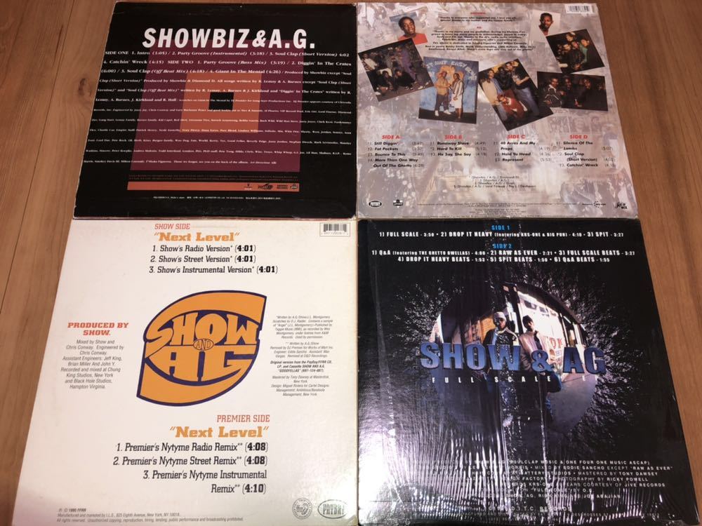 中古LP】Showbiz & A.G. 関連4枚セット / Party Groove / Soul Clap