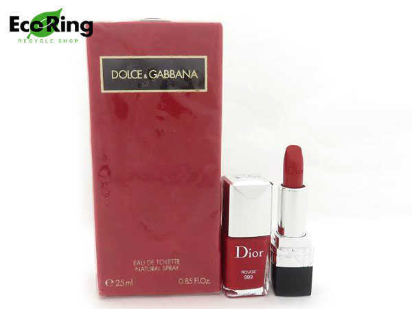 1円 超美品 ドルチェ ガッバーナ ディオール 香水 口紅 ネイルカラー コスメ 計3点セット Ej265 の落札情報詳細 ヤフオク落札価格情報 オークフリー スマートフォン版
