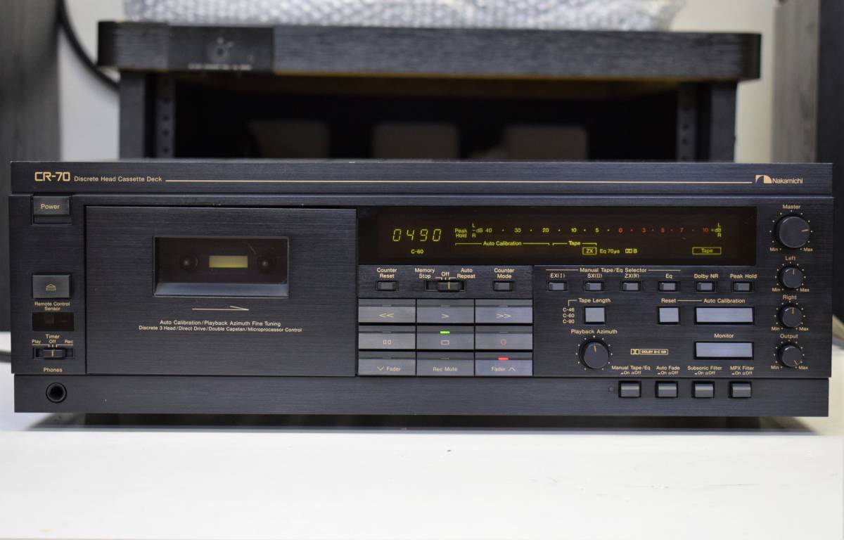 ☆動作品 Nakamichi CR-30 3HEADカセットデッキ Nakamichi