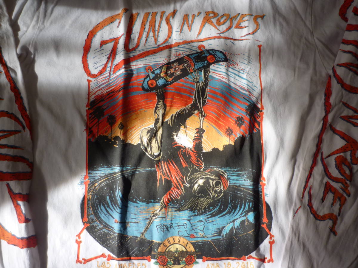 H M エイチアンドエム Guns N Roses ガンズアンドローゼズ ロンtバンドtシャツ 長袖tシャツ の落札情報詳細 ヤフオク落札価格情報 オークフリー スマートフォン版