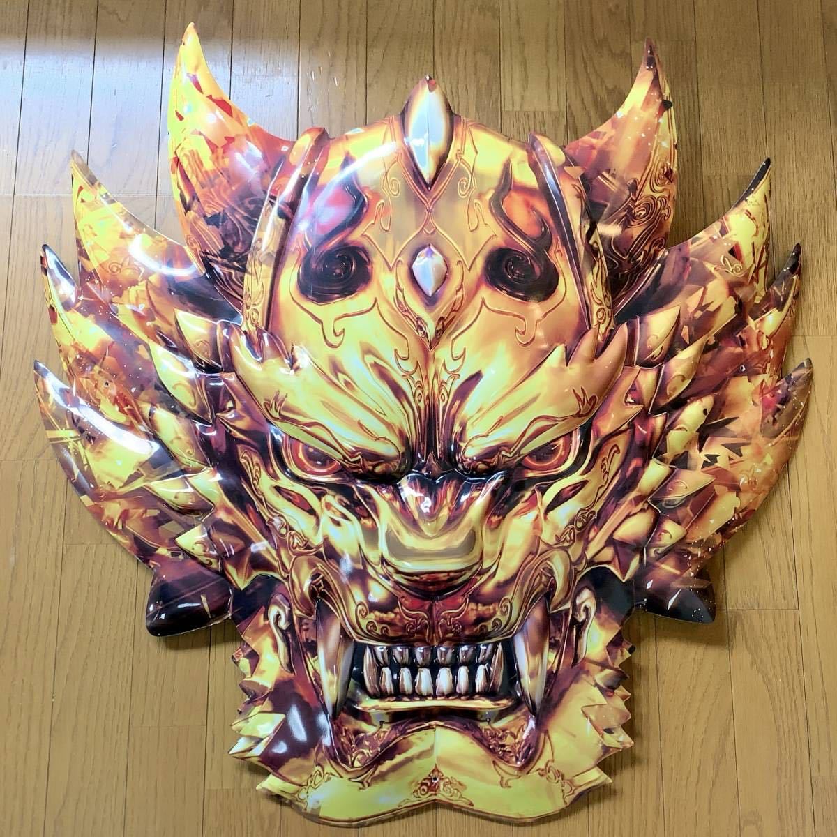 【パチンコ・パチスロ 牙狼 GARO 等身大販促パネル】　店舗用　非売品 牙狼 GARO 巨大面 パチンコ店装飾品 非売品 USEDの落札情報詳細