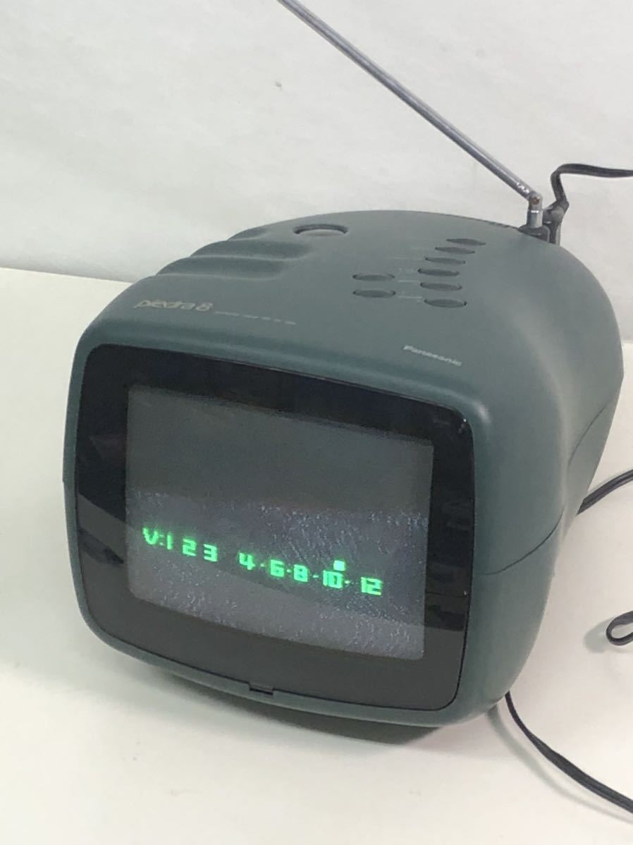 A2382.25]レトロ通電ok！Panasonic piedra8 TH-8U1 8型 ブラウン管