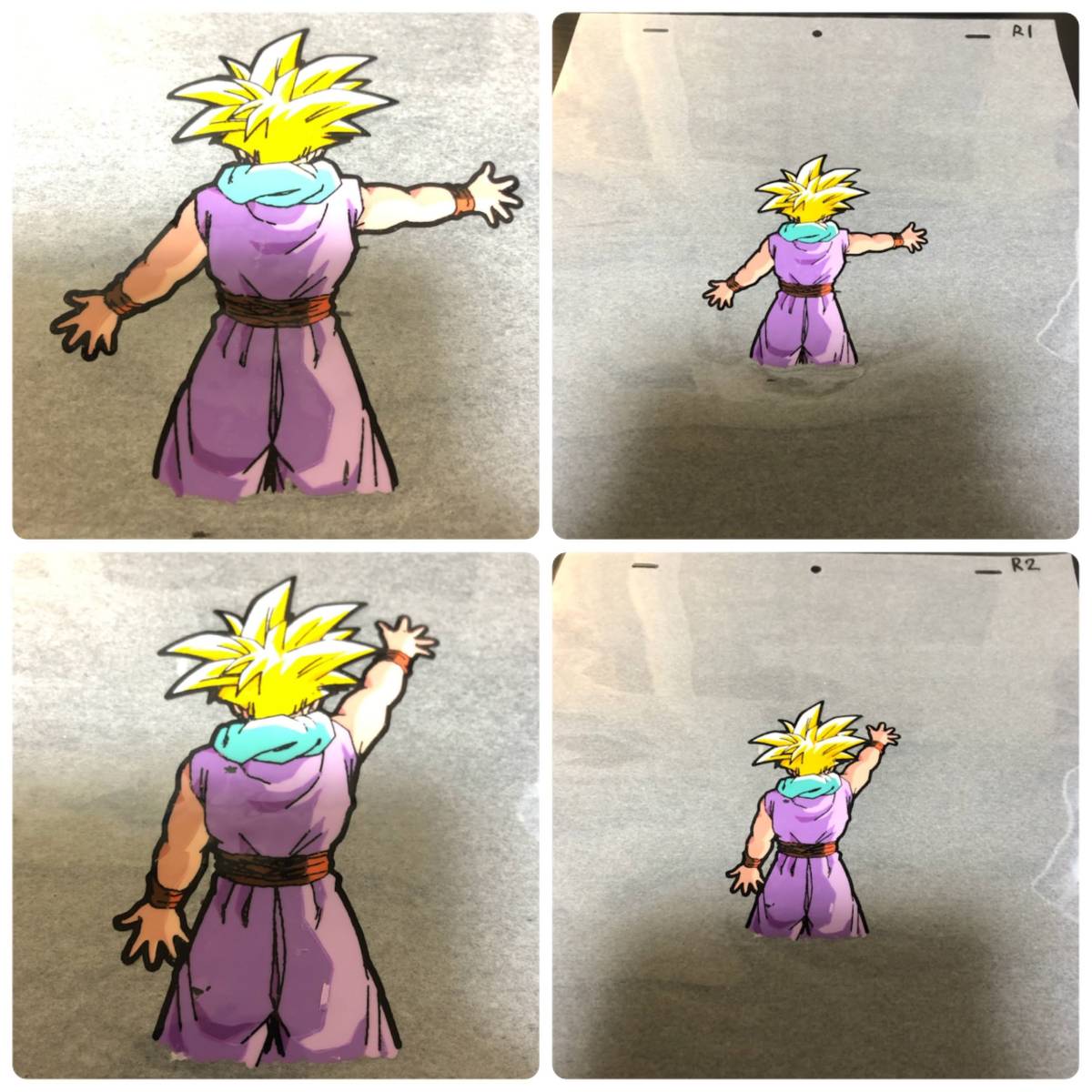 鑑定書付き ドラゴンボールZ セル画 孫悟飯 当時物 アニメ原画 一点物 背景 鑑定書付き ドラゴンボールZ セル画 孫悟飯 当時物 アニメ原画