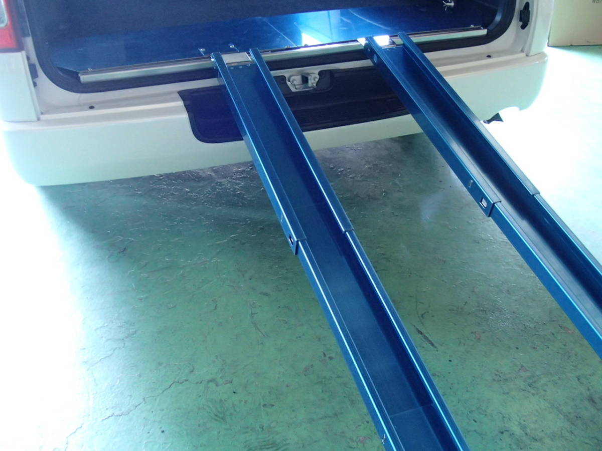 新品 ハイエース0専用 ワイドボディ フラットタイプ 福祉車両 スロープキット車椅子 スロープ 運搬 単車 車いす 介助 介護 4段階スライド の落札情報詳細 ヤフオク落札価格情報 オークフリー スマートフォン版