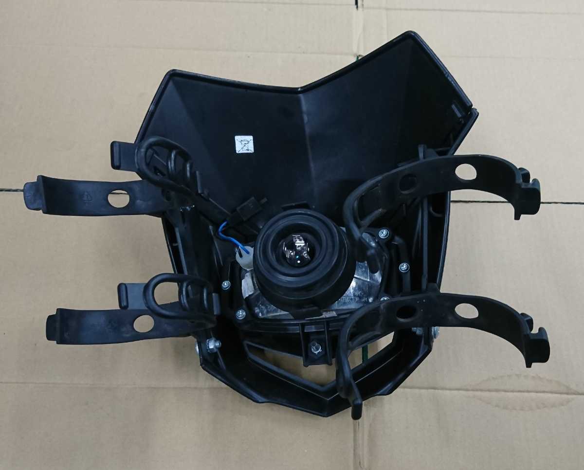 Dトラッカー250 Polisport ヘッドライト 汎用品 klx wr crfの落札情報