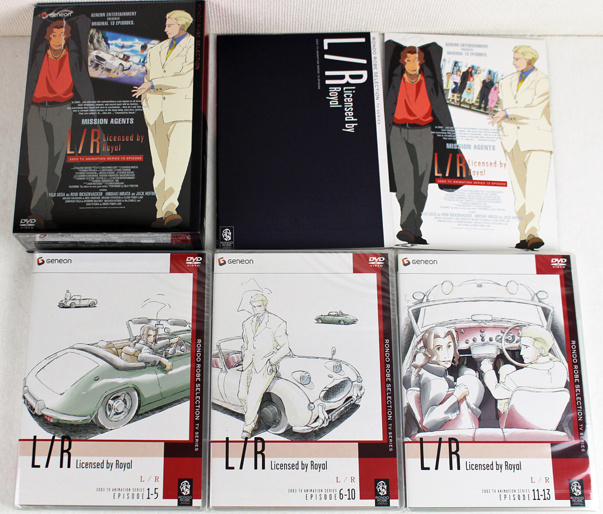 中古品 Dvd Box 3枚組 L R Licensed By Royal エルアール ライセンスド バイ ロイアル 全13話 Geneon ケース 小冊子つき ソフト未開封 の落札情報詳細 ヤフオク落札価格情報 オークフリー スマートフォン版
