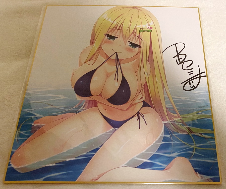 新品 恋愛 ロワイアル げっちゅ屋 応援キャンペーン 色紙 夕凪セシナ 描き下ろし 小町乃々香 Asa Project Getchu Com ビキニ水着 の落札情報詳細 ヤフオク落札価格情報 オークフリー スマートフォン版