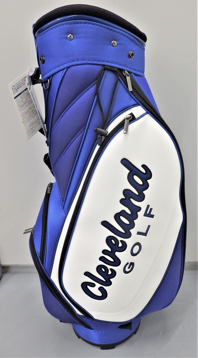 Cleveland ゴルフキャディバッグ ホワイト/ブルー 【公式通販