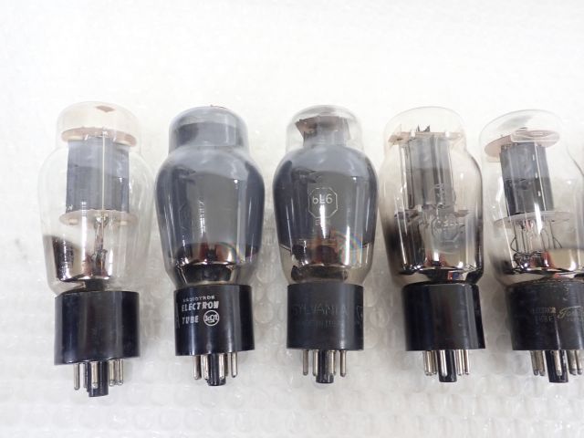 RCA 真空管セット 12本セット TOSHIBA/RCA/SYLVANIA/マツダ/HALTRON 6L6G 真空管 12本まとめてセット