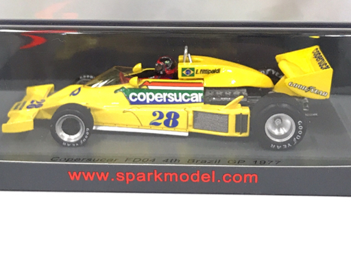 美品 スパーク 1/43 Copersucar FD04 Brazil GP 1977 Emerson