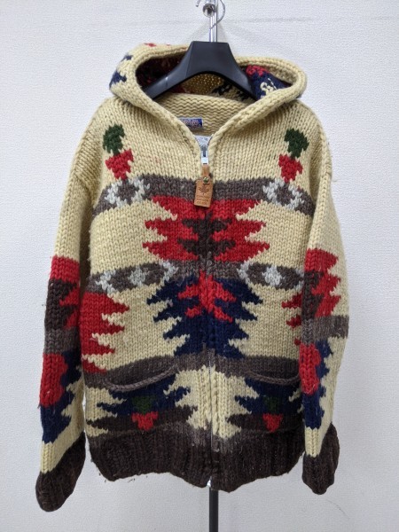 カナダ製 Mellen Camp ネイティブ柄 カウチンニット メンズ L相当 ベージュ赤茶 カナディアンセーター 607 の落札情報詳細 ヤフオク落札価格情報 オークフリー スマートフォン版