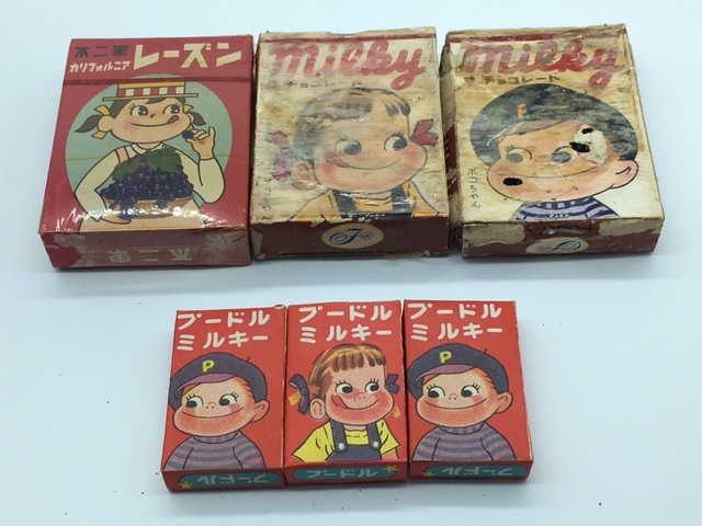 希少！昭和レトロ 不二家 ペコちゃん ポコちゃん ミルキー プードル