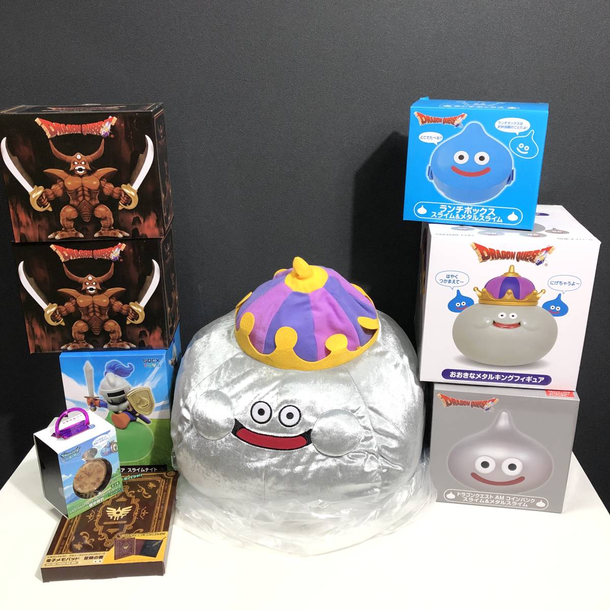 ドラゴンクエスト グッズセット まとめ 電子メモパッド 冒険の書 懐中時計 スライムナイト エスターク ランチボックス メタルキング 人形 の落札情報詳細 ヤフオク落札価格情報 オークフリー スマートフォン版