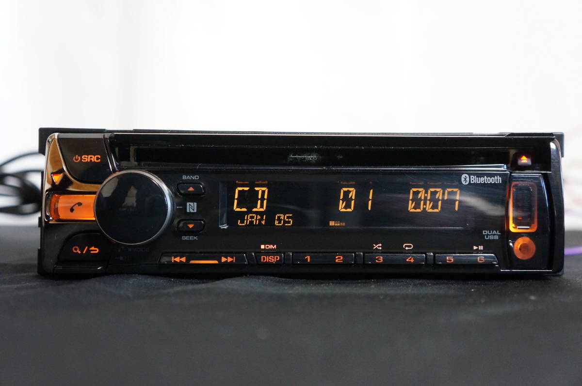 ケンウッドCD/USB/BT/USB/AUX対応オーディオU410BT