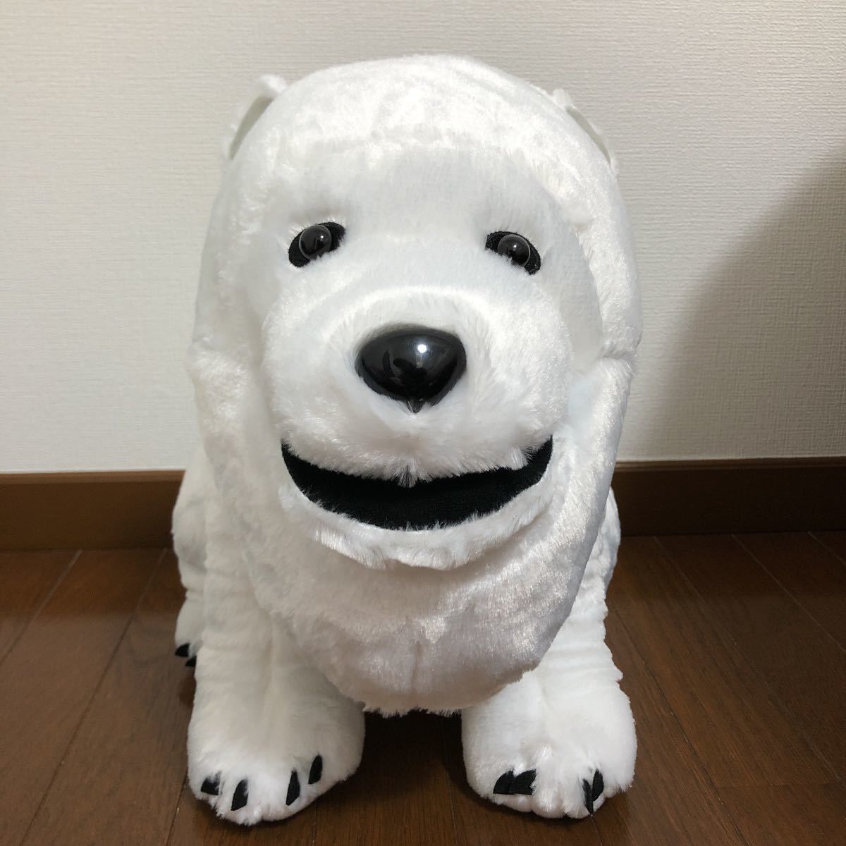 新品 送料710円 新品未使用 シャクレルプラネット シロクマリアルお座りbig ぬいぐるみ タグ付き シャクレルシロクマ の落札情報詳細 ヤフオク落札価格情報 オークフリー スマートフォン版