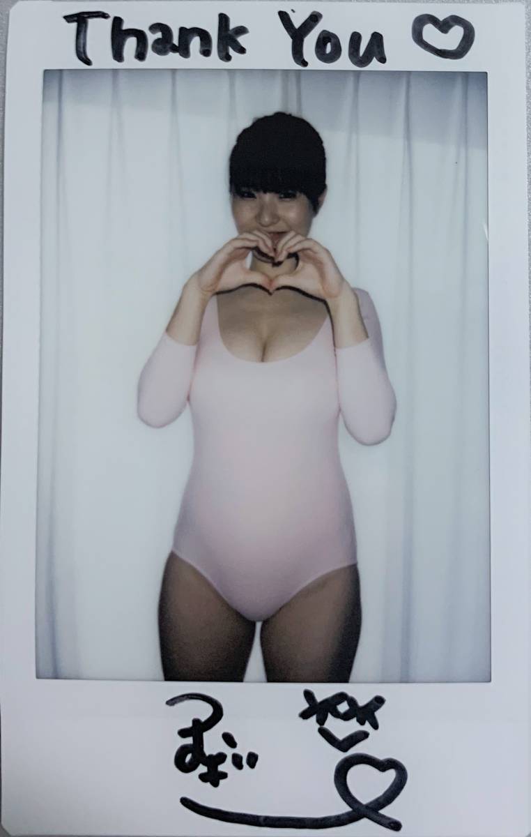 朝野ナツ 直筆サイン入り「ナツメロン」現場チェキ DVD購入特典