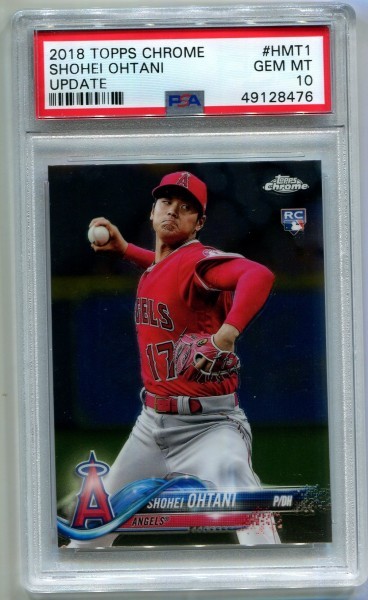 2018 topps chrome 大谷翔平ルーキーカードpsa10 Amazon.co.jp: 【PSA10!】大谷翔平 Topps Chrome 2018 x-fractor