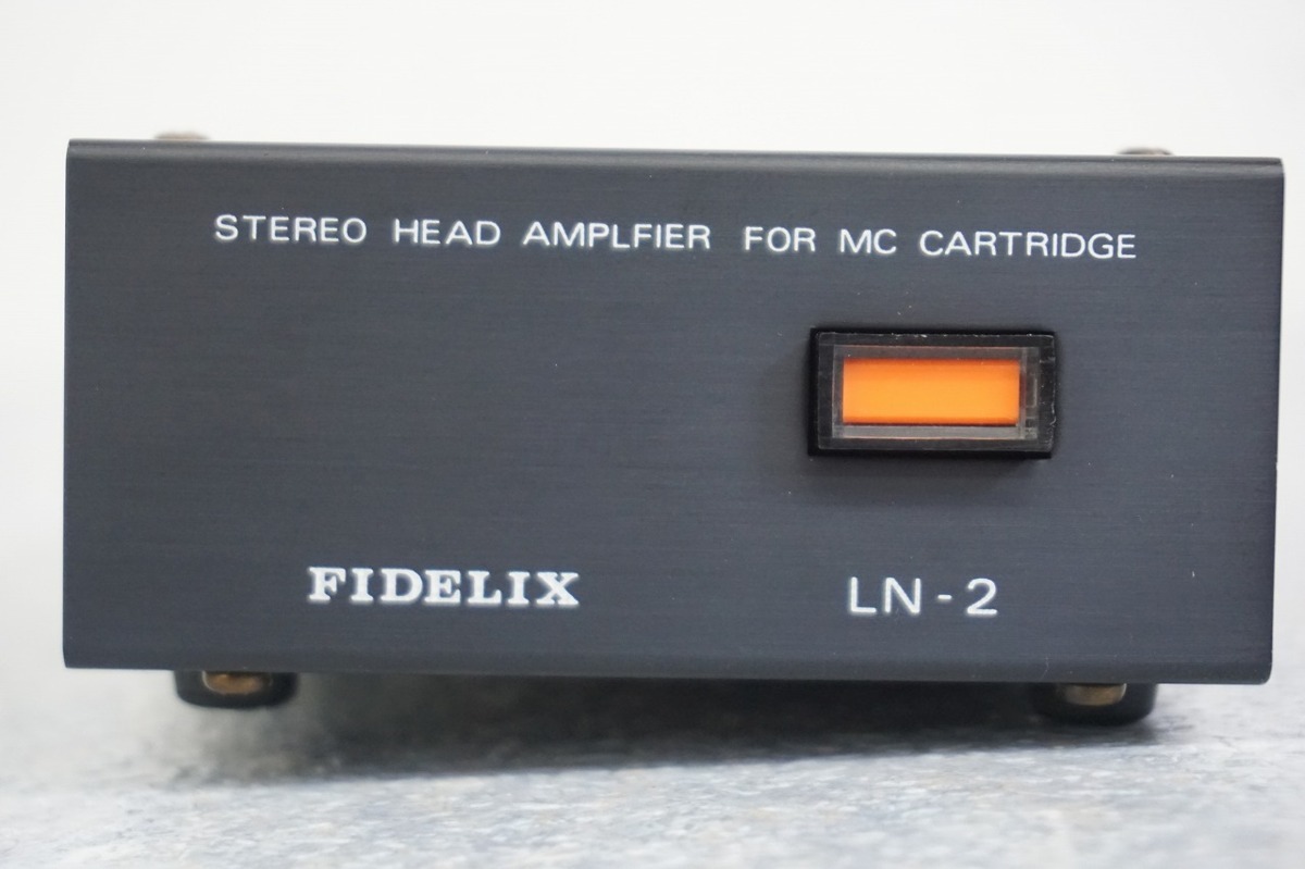 FIDELIX フィデリックス MCカートリッジ用ステレオヘッドアンプ LN-2