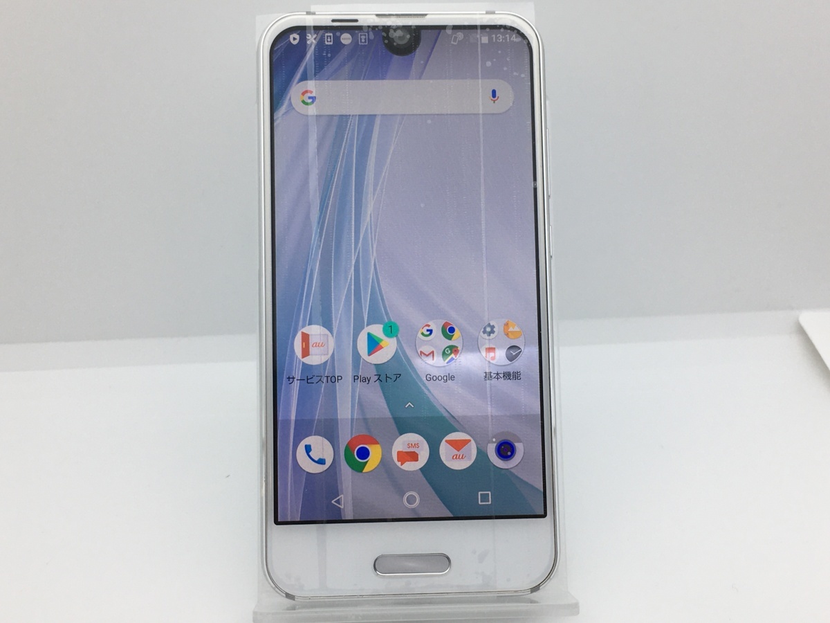 中古 安心保証30日付き Sharp Aquos R Compact Shv41 Au解除版 Simフリー ホワイト Nw利用制限 本体 5 の落札情報詳細 ヤフオク落札価格情報 オークフリー スマートフォン版