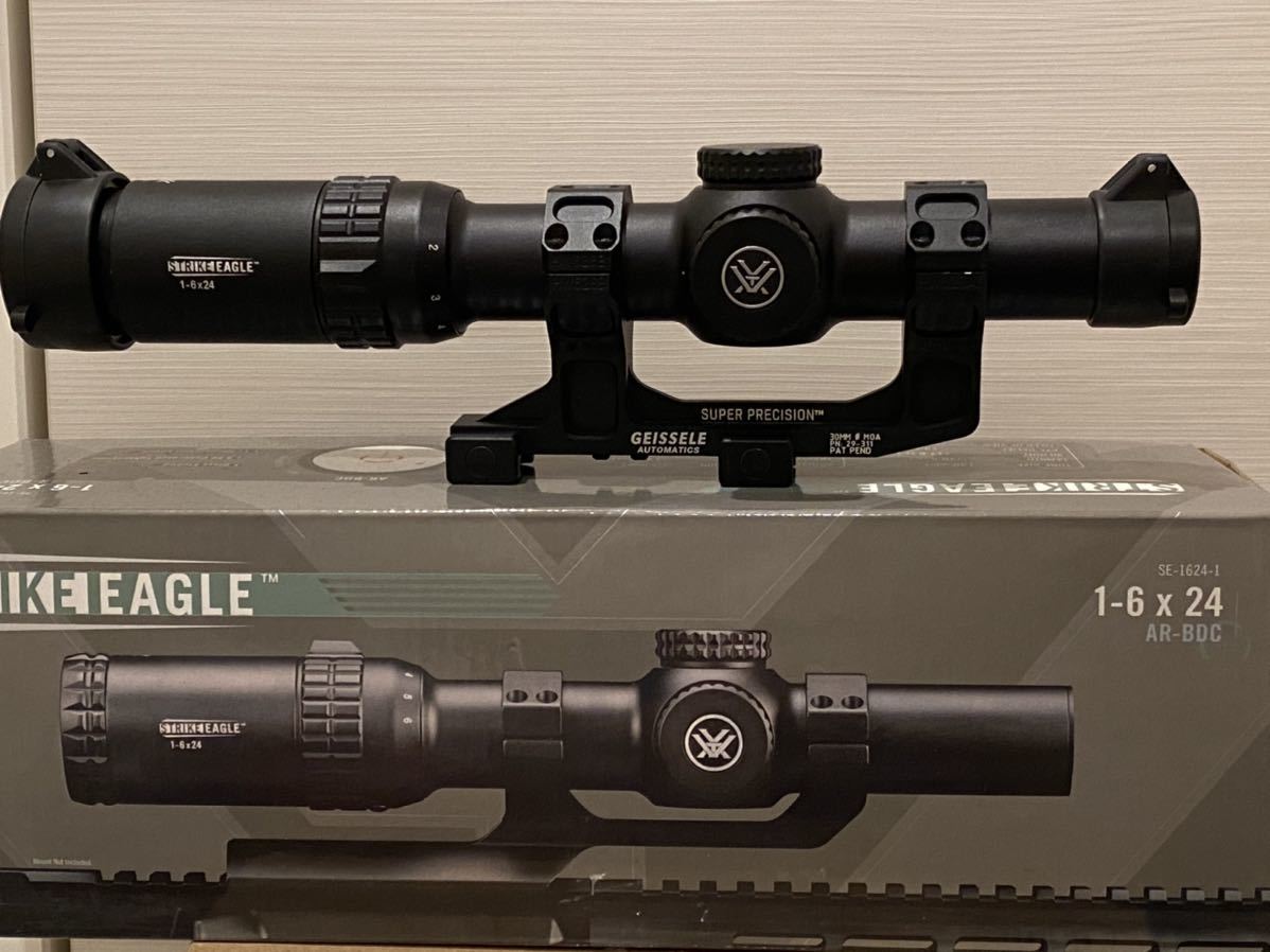 実物】Vortex STRIKE EAGLE 1-6x24 Vortex Strike Eagle 1-8x24 FFP