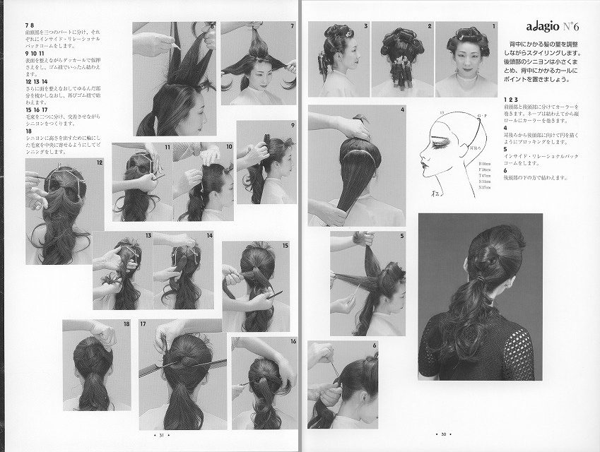 ゆう・かみ 松崎安延著 ヘアアレンジ作品集 送料込：ゆえる・ゆう・かみ松崎安延1997美容師、髪結い、ロングヘア