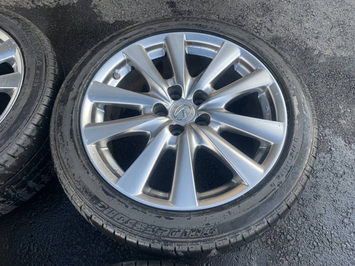 234 レクサス Gs 溝有タイヤ 空気圧センサー オプション 18インチ ブリジストン タイヤ 235 45r18 Consegs Lexus の落札情報詳細 ヤフオク落札価格情報 オークフリー スマートフォン版