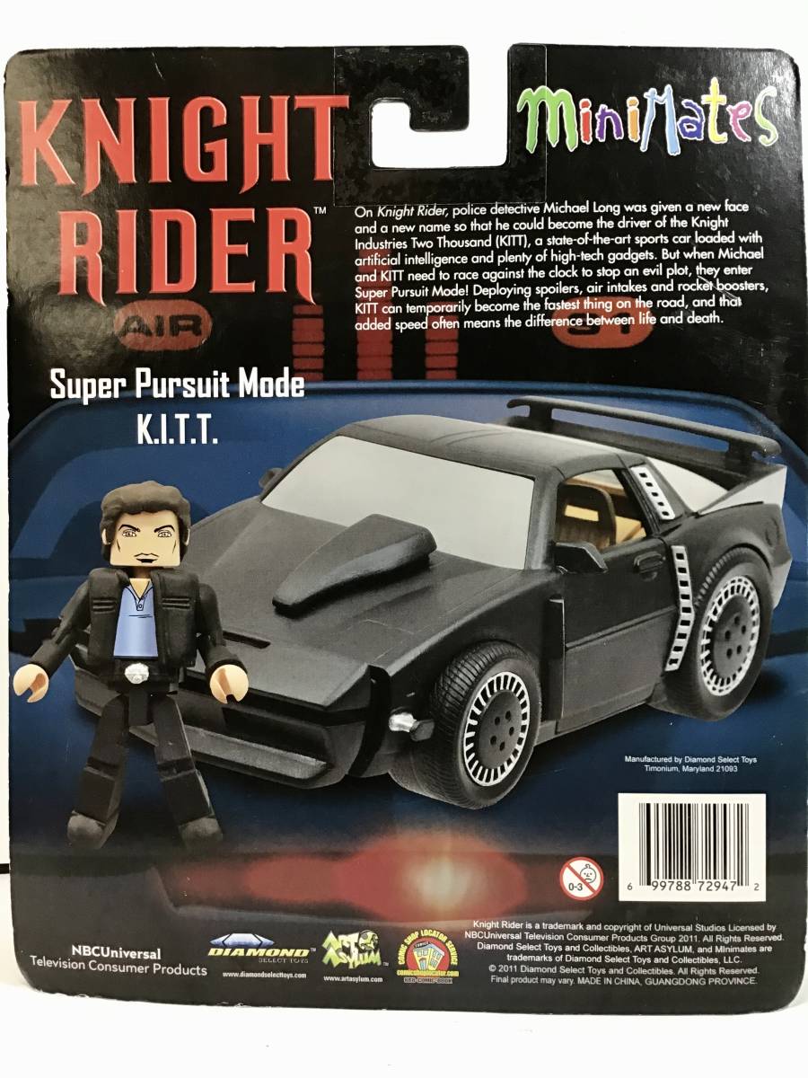ミニメイツ ナイトライダー ナイト2000 K I T T スーパー追跡モード With マイケル ナイト フィギュア Minimates の落札情報詳細 ヤフオク落札価格情報 オークフリー スマートフォン版
