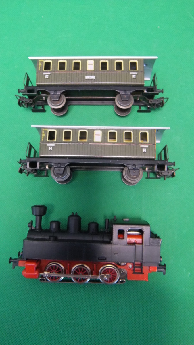 ☆MARKLIN メルクリン2900 蒸気機関車セット HOゲージ 鉄道模型 昭和