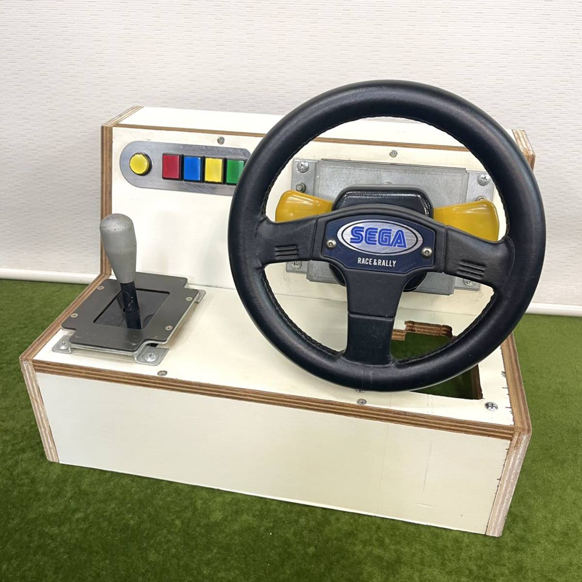 セガ アーケード筐体用 ステアリングコントローラー SEGA ハンドル パーツ SEGA/セガ ゲームセンター筐体用 ハンドルコントローラー シフトノブ