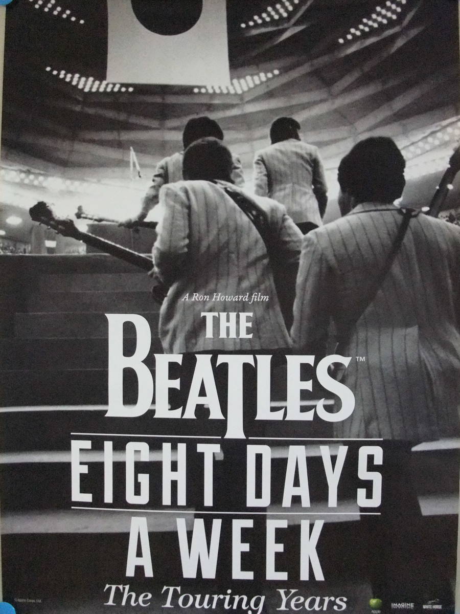新品】特大！B1(約103×73㎝) ポスター映画 THE BEATLES EIGHT DAYS A