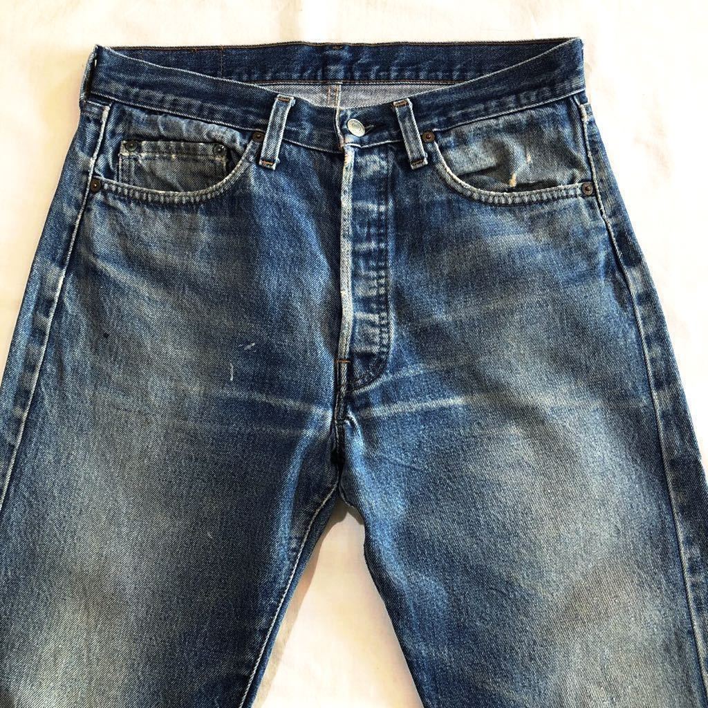 80s濃紺リーバイス501 赤耳オリジナルビンテージゴールデンサイズ