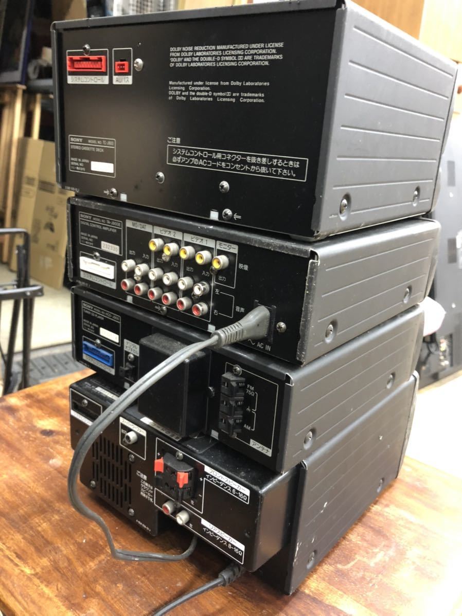 SONY MHC-J900EX アンプ HCD-J900ECDデッキ TC-J900 カセットデッキ TA