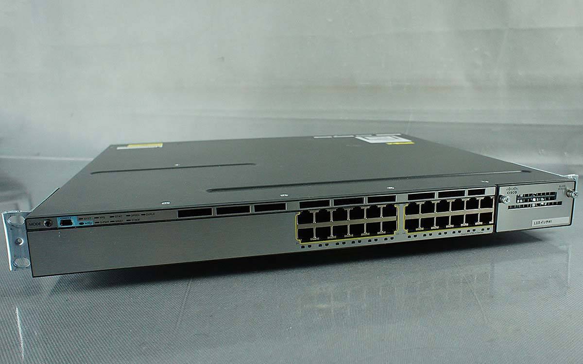 楽ギフ 包装 Cisco スイッチ Ws C3750x 24p L C3kx Nm 1g 初期化済み 3750x 24p L Catalyst ルーター Labelians Fr