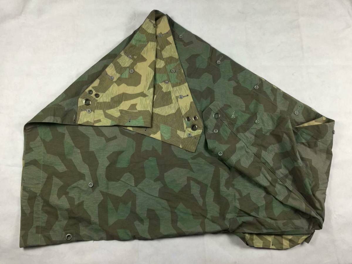 ツェルトバーン スプリンターカモ ドイツ軍幕 2枚セット