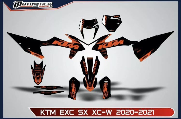 KTM EXC レッドブルデカール 2020～2021 目白押し