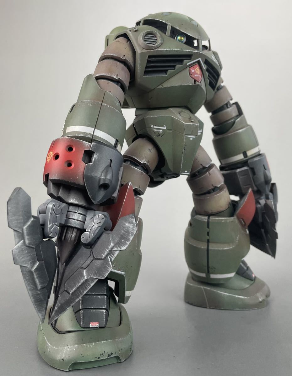 新品】MG 1/100 MSM－07 ズゴック 水陸両用偵察型ズゴック 改修 塗装
