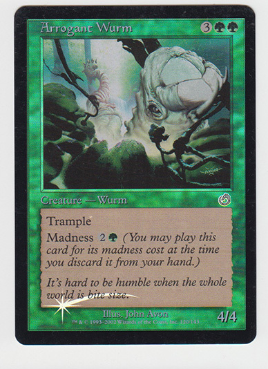 Mtg 尊大なワーム Arrogant Wurm 英語版foil の落札情報詳細 ヤフオク落札価格情報 オークフリー スマートフォン版