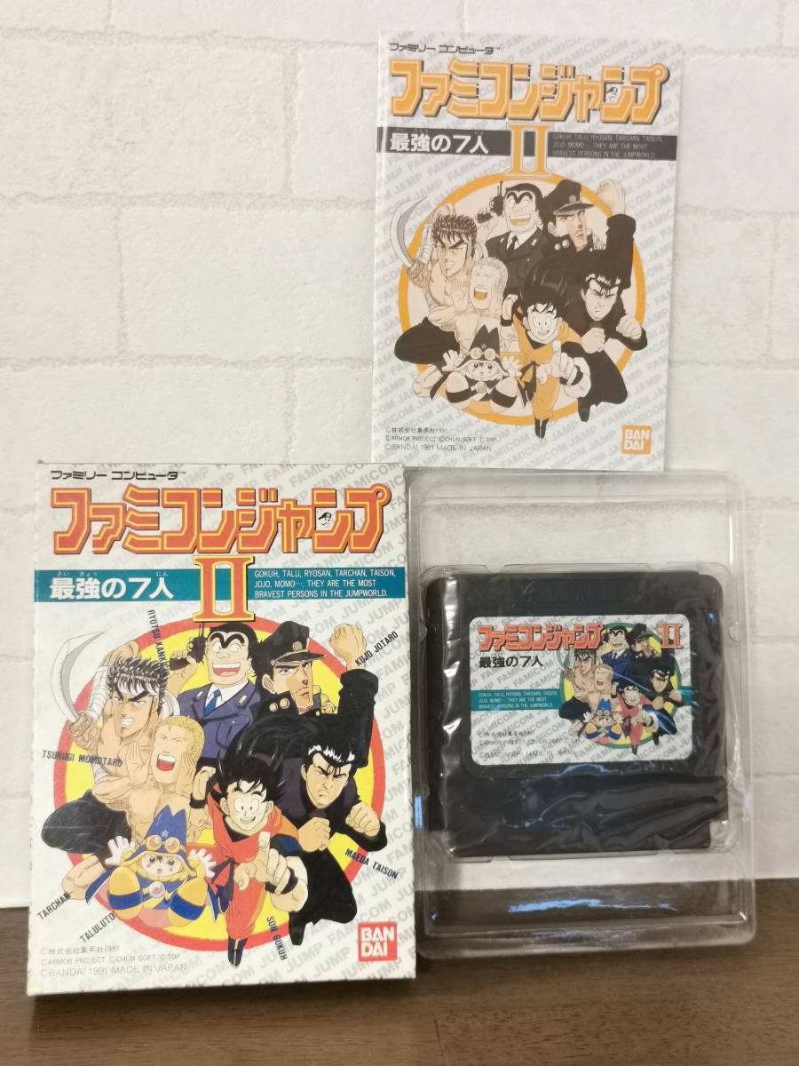 FCカセット「ファミコンジャンプ英雄列伝」中古動作品の出品です 