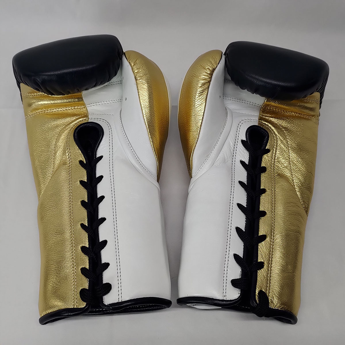 PRIZE RING 本革製 ボクシング グローブ Pro-training 14オンス 黒