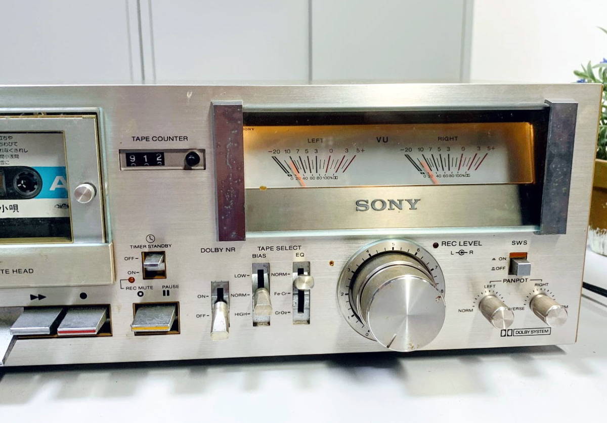 SONYビンテージカセットデッキ A1 SONY ソニー CF-6300 ステレオ