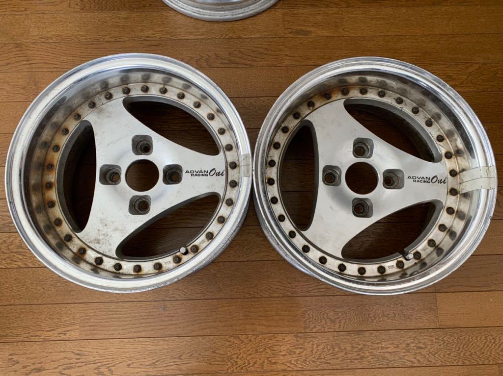 ADVAN Oni 7.5J +2 114.3 2本 Z2☆付 アドバン オニ AE86 S13