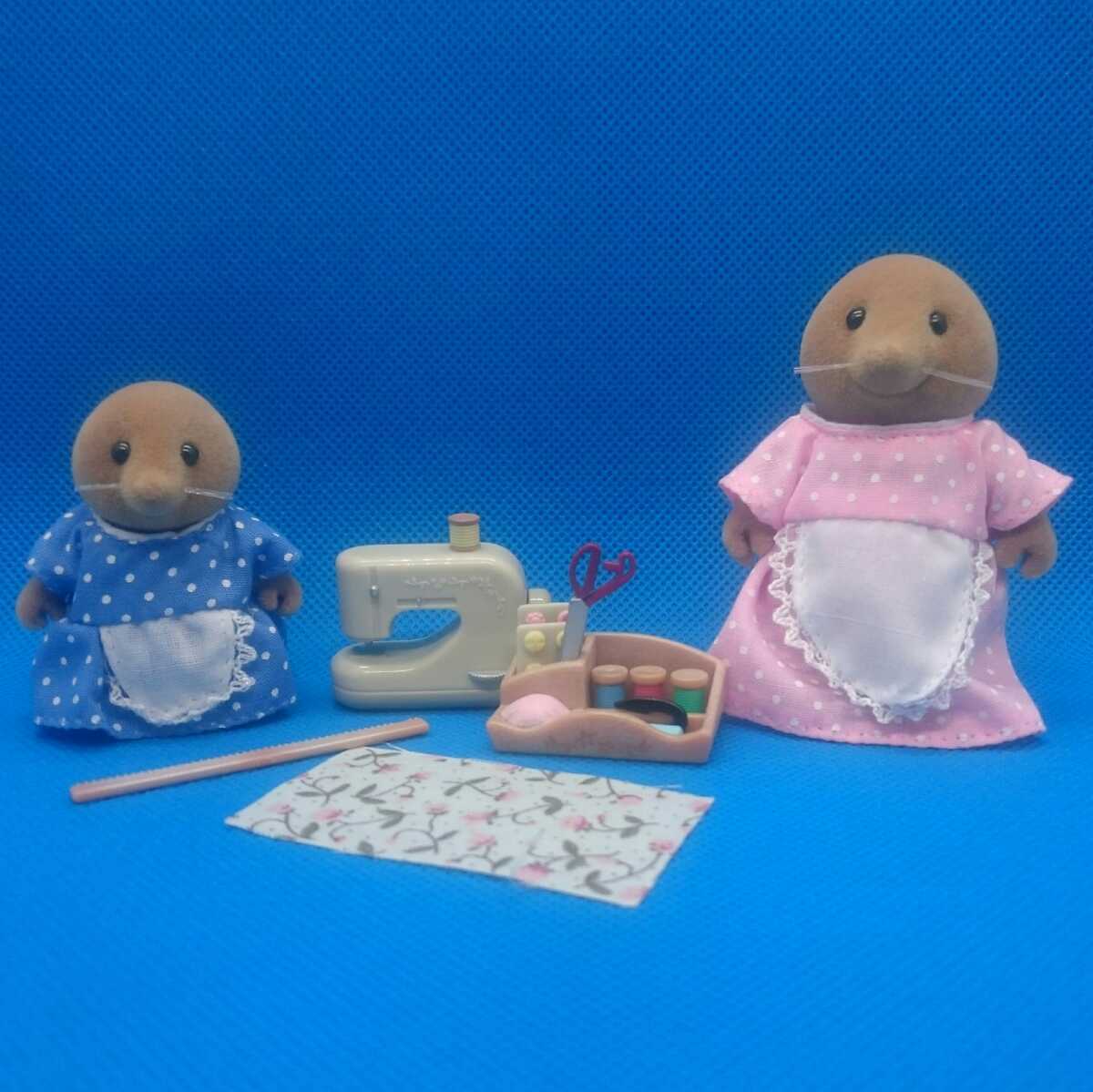 未使用 未開封 シルバニア 海外版 シルバニア モグラ モグラ女の子 