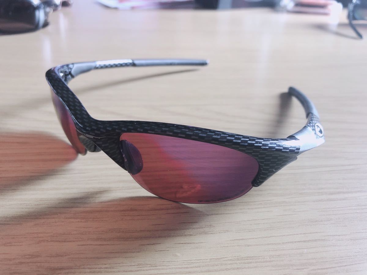 即決 廃盤品 オークリー OAKLEY HALF JACKET 1.0 carbon fib