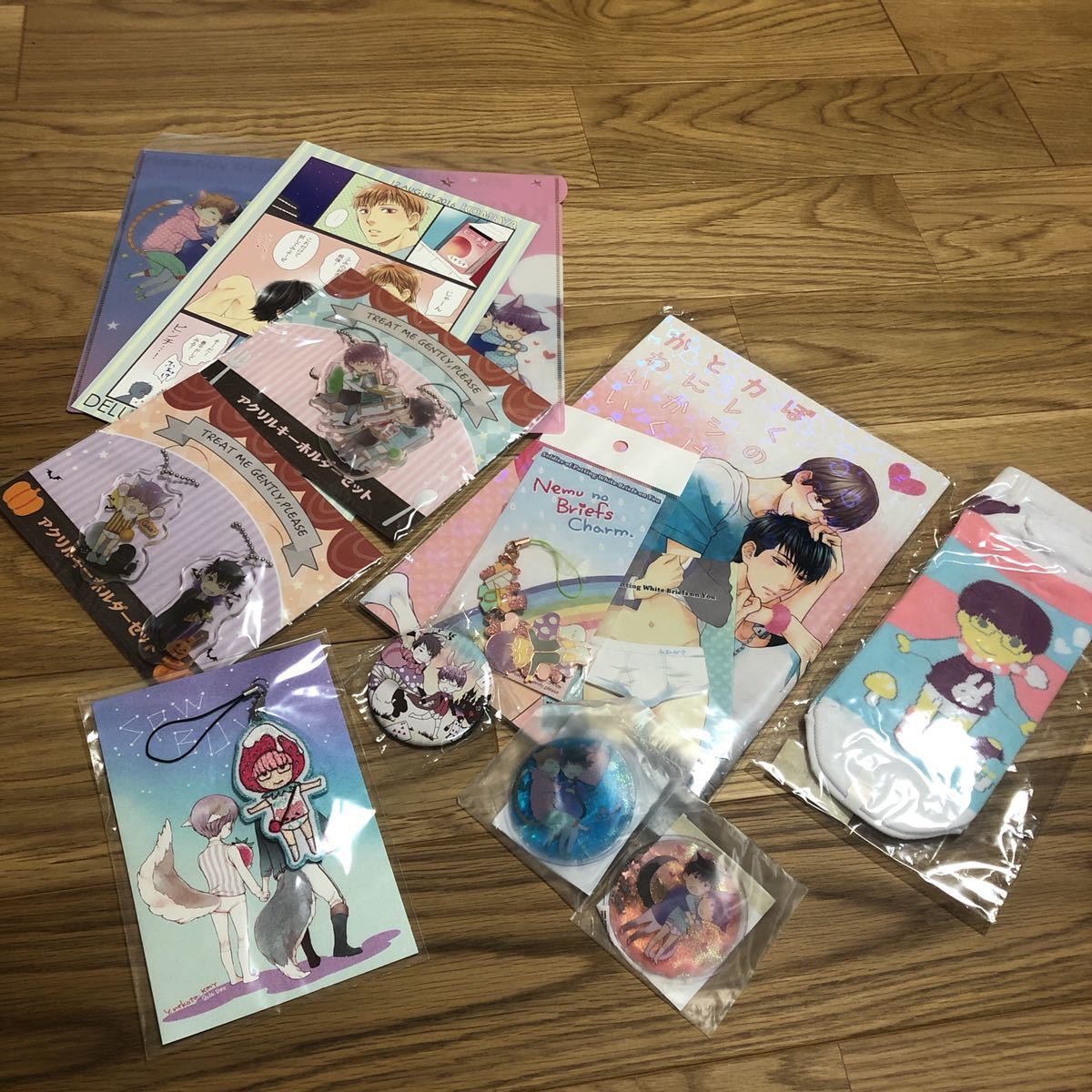ねこ田米蔵先生　酷くしないで　アクリルバッジ／イラストカード ねこ田米蔵 | STORES