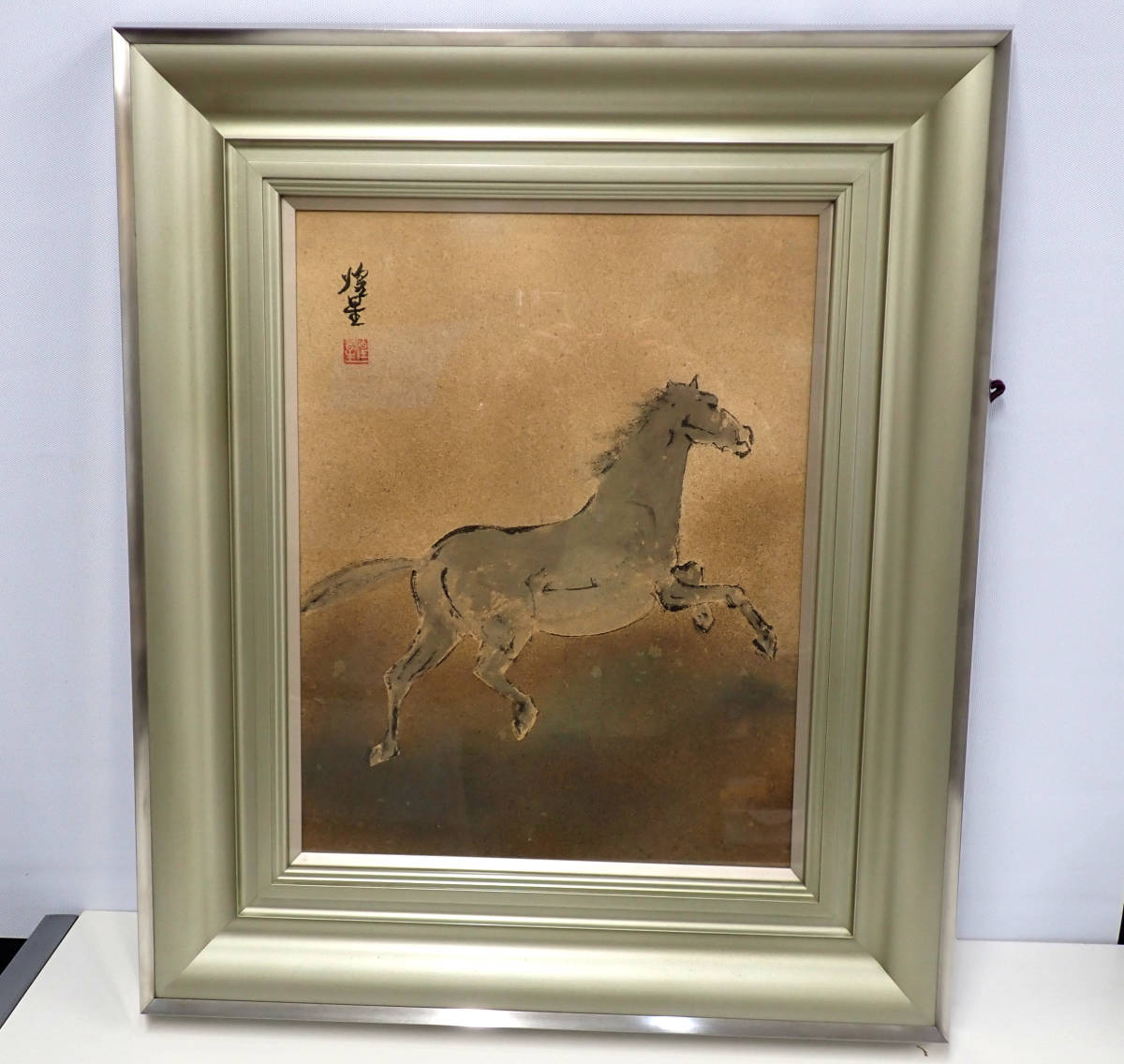 那波多目功一、【寂】、希少な額装用画集より、新品額装付