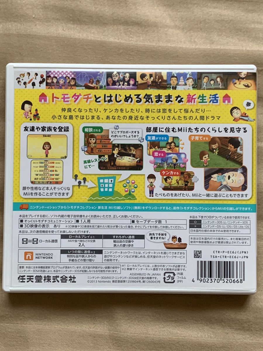 トモダチコレクション新生活 ニンテンドー3ds Nintendo 任天堂3ds トモコレ の落札情報詳細 ヤフオク落札価格情報 オークフリー スマートフォン版