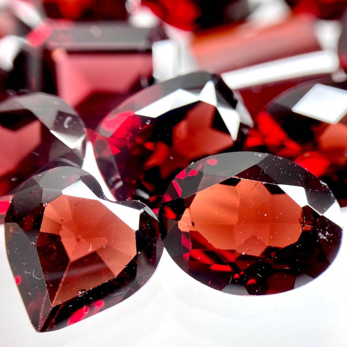 最高級 大量200ct↑↑ 天然ガーネットまとめ ルース 裸石 宝石 ジュエリー